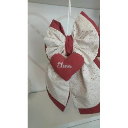 Doppio FIOCCO Nascita "Cuore"